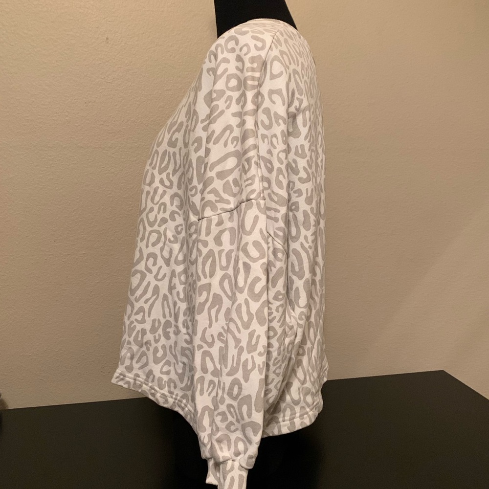 Rebecca Minkoff Rosie cropped sweatshirt size L - Picture 4 of 5